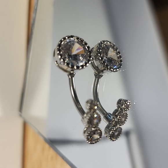 BELLY BUTTON RING STAINLESS STEEL - Picture 3 of 4